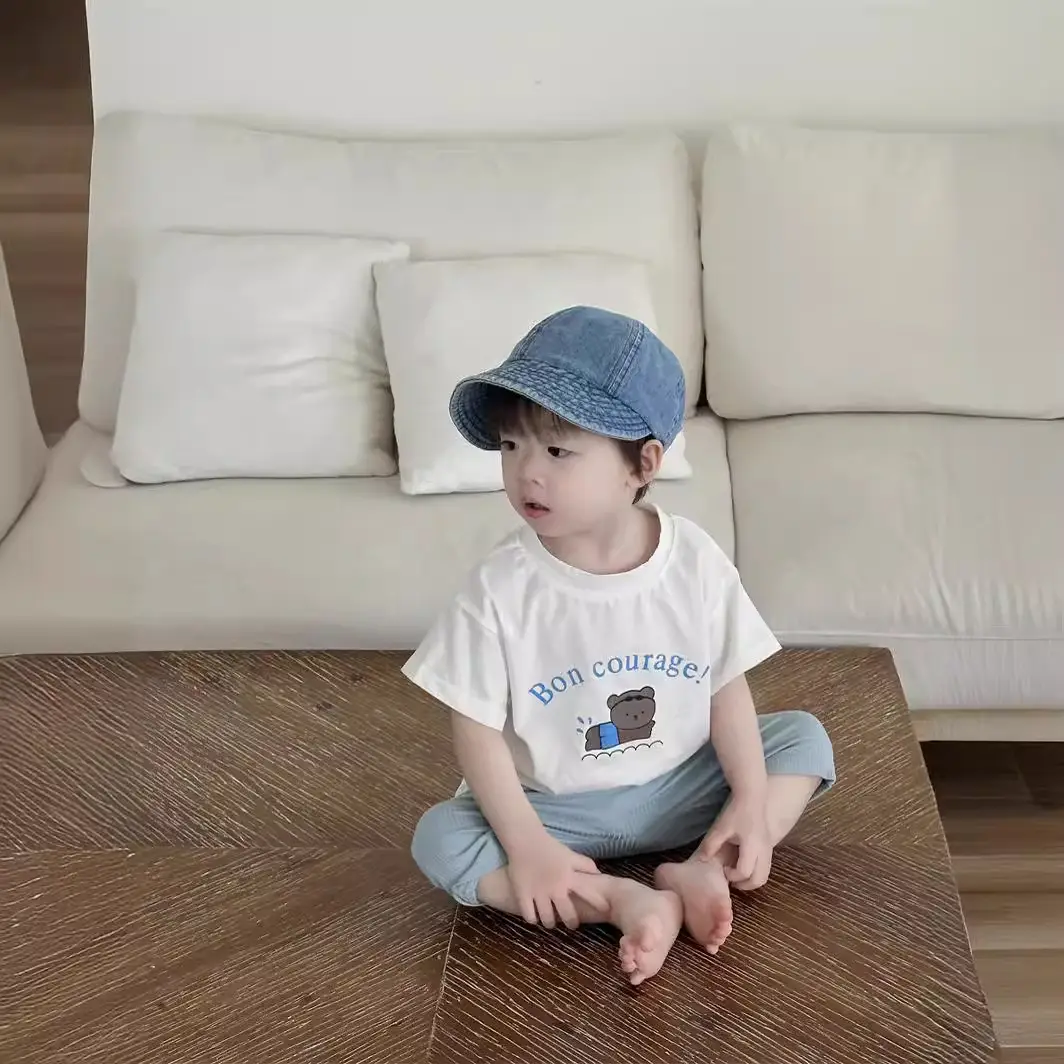 Kids Striped T-Shirt Set for Boys 2025 Summer — feature 2