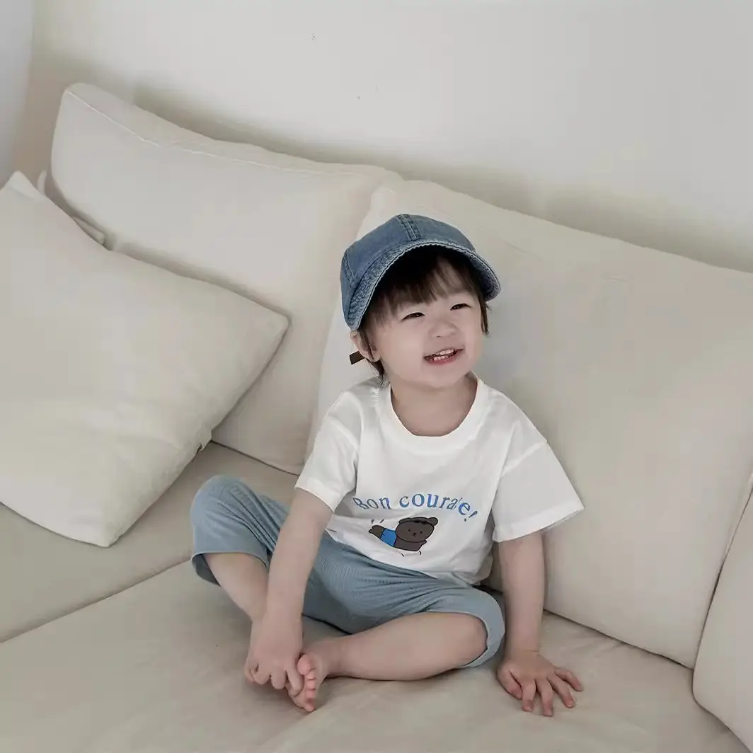 Kids Striped T-Shirt Set for Boys 2025 Summer — feature 3