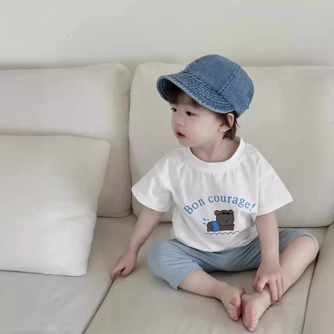 Kids Striped T-Shirt Set for Boys 2025 Summer — feature 4