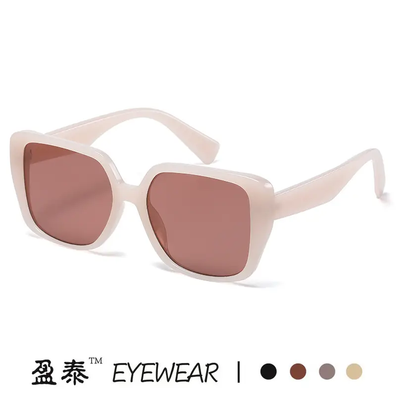 Black Frame Square Sunglasses for Women - Image 15