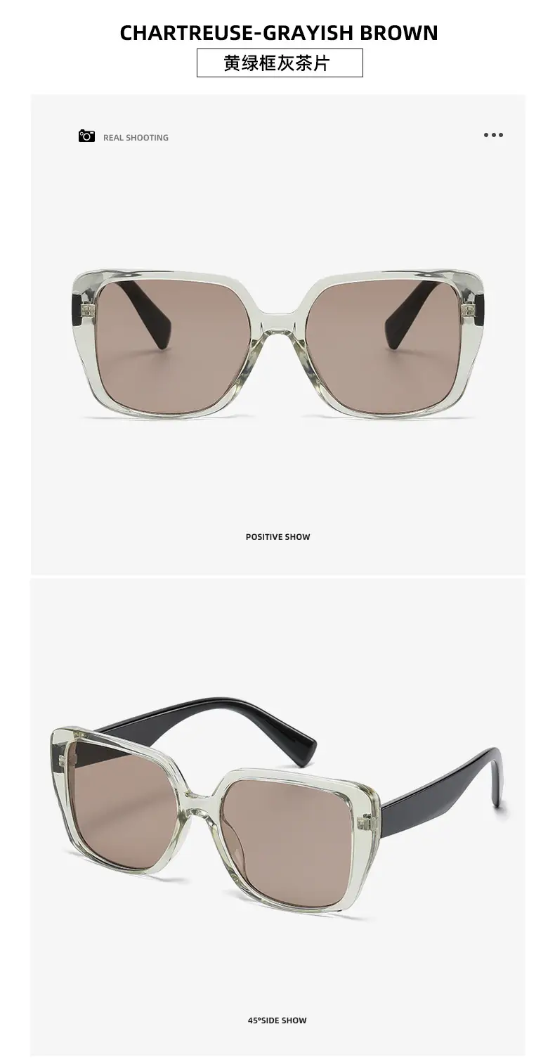 Black Frame Square Sunglasses for Women — feature 16
