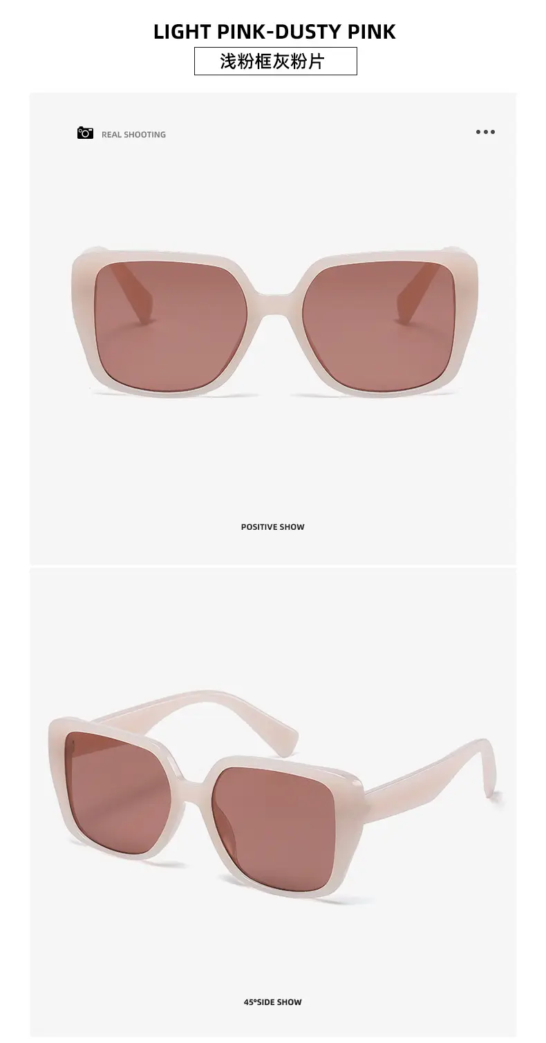 Black Frame Square Sunglasses for Women — feature 19