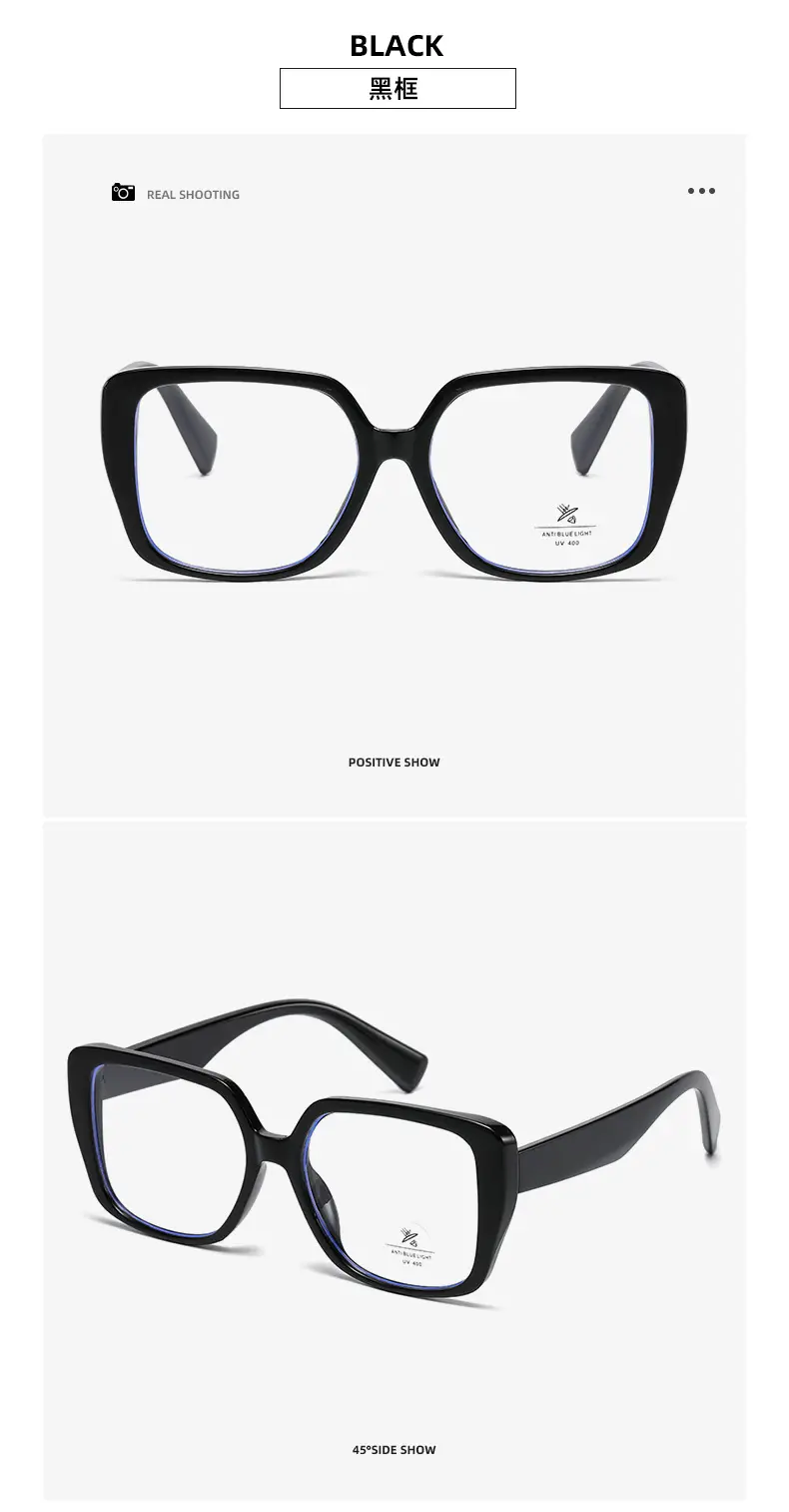 Black Frame Square Sunglasses for Women — feature 21