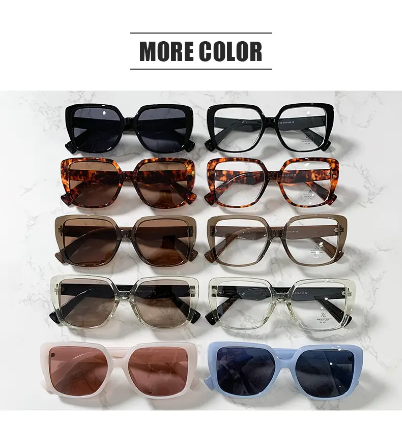 Black Frame Square Sunglasses for Women — feature 25