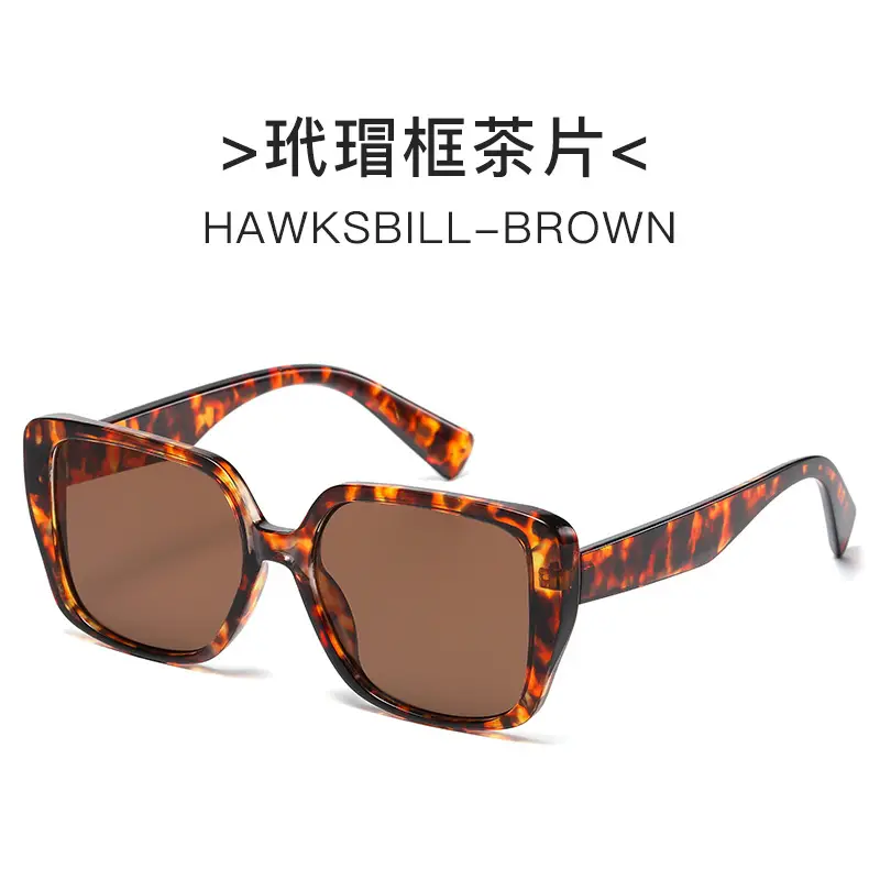 Black Frame Square Sunglasses for Women - Image 3
