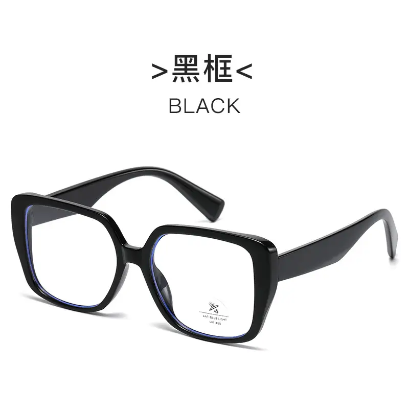 Black Frame Square Sunglasses for Women - Image 7