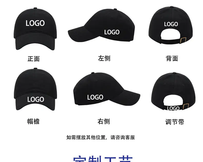 Customizable Blue Baseball Cap with Logo Embroidery β feature 5