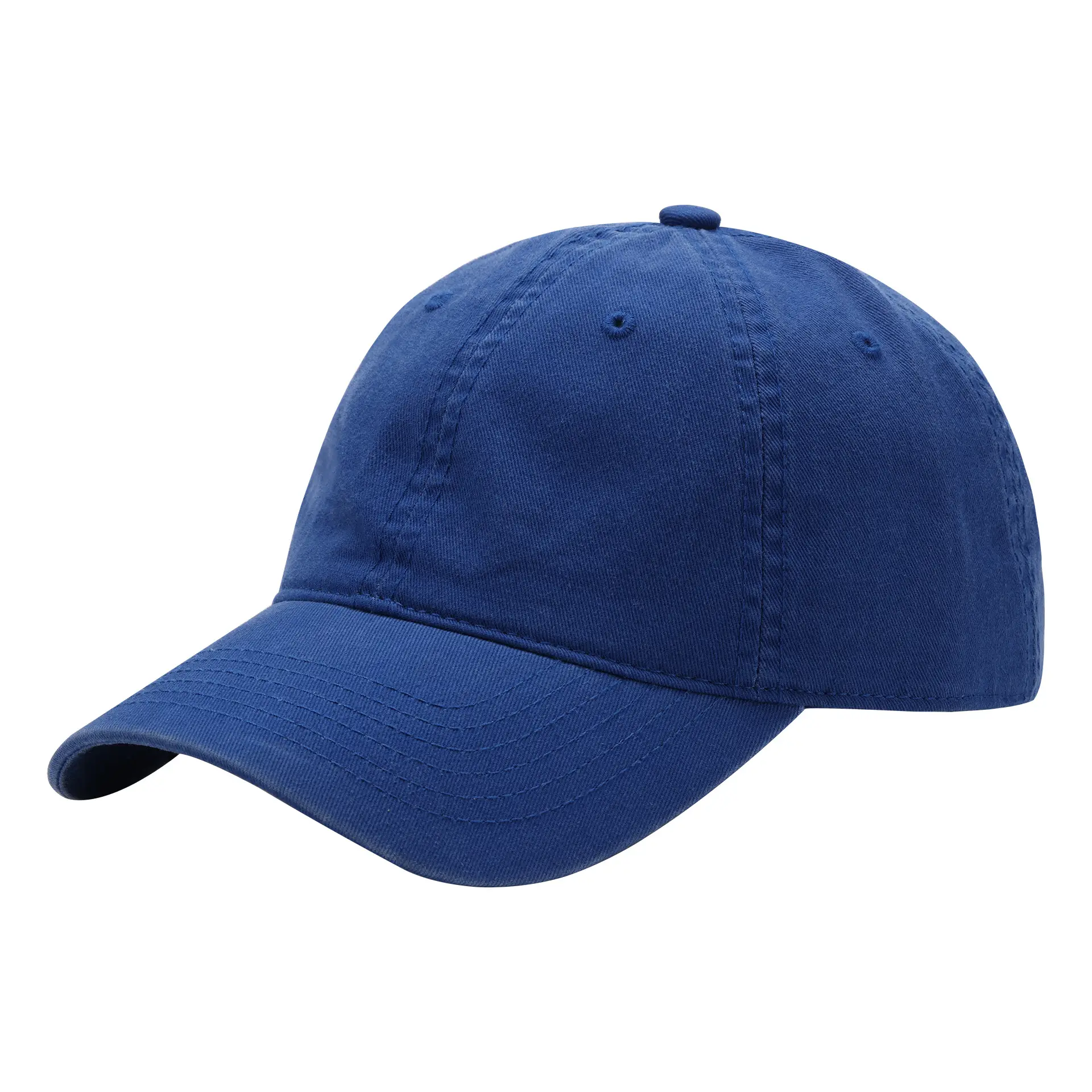 Customizable Blue Baseball Cap with Logo Embroidery - Image 11