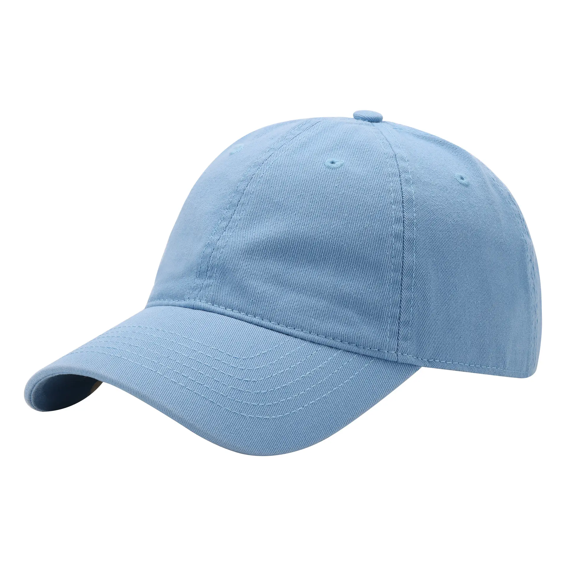 Customizable Blue Baseball Cap with Logo Embroidery - Image 21