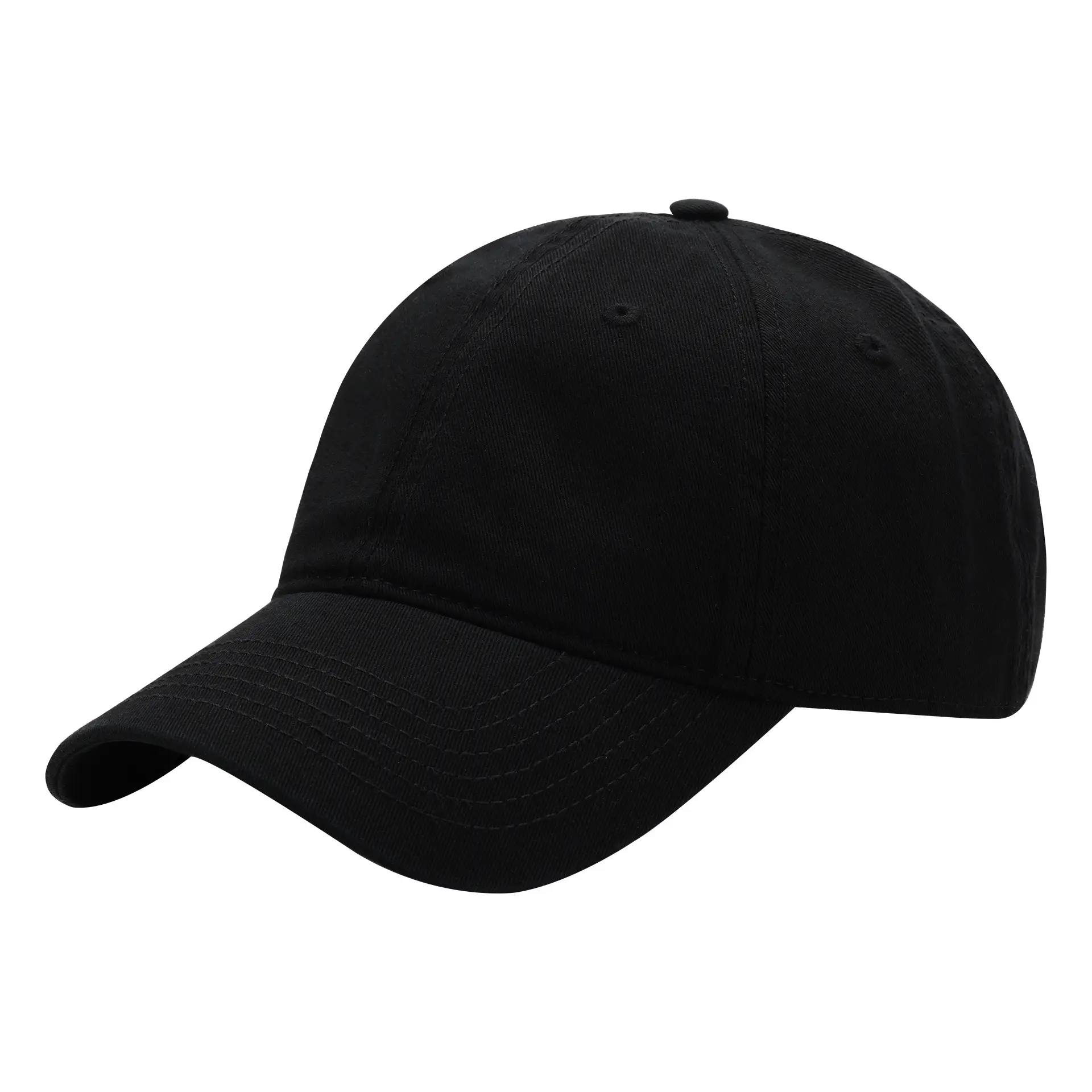 Customizable Blue Baseball Cap with Logo Embroidery - Image 3