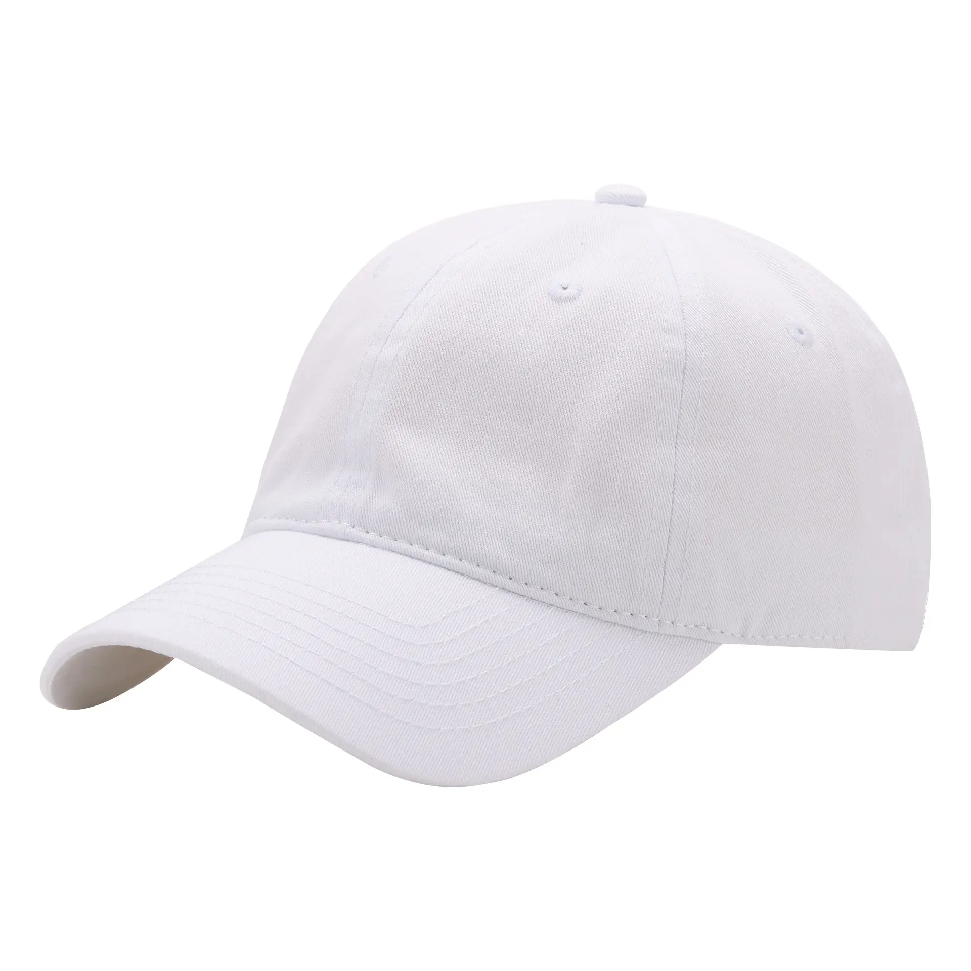 Customizable Blue Baseball Cap with Logo Embroidery - Image 4