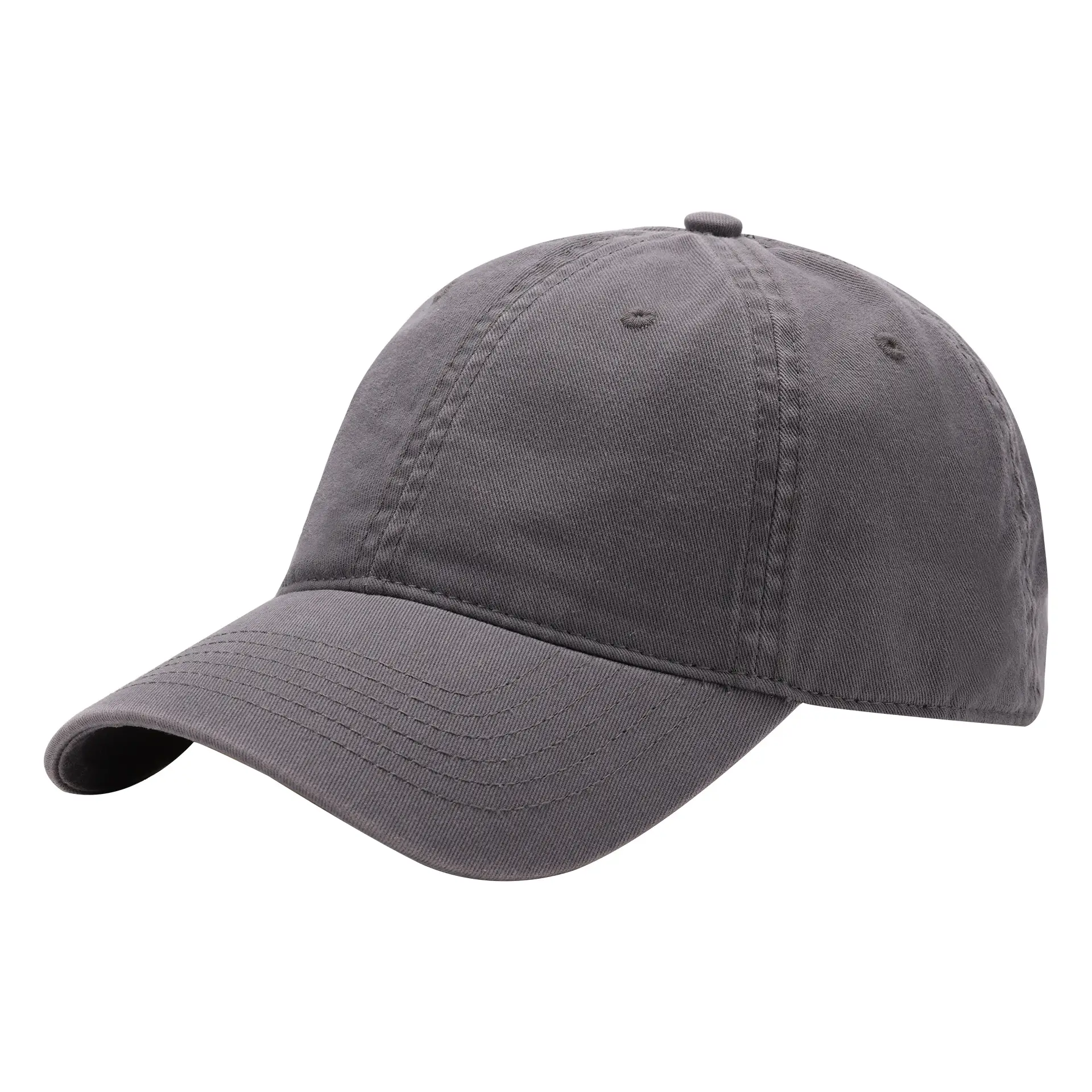 Customizable Blue Baseball Cap with Logo Embroidery - Image 7
