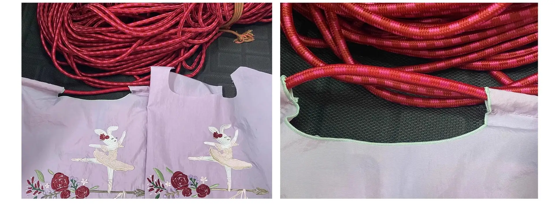 Gloomy Cat Embroidered Shoulder Bag with Internet Design — feature 4