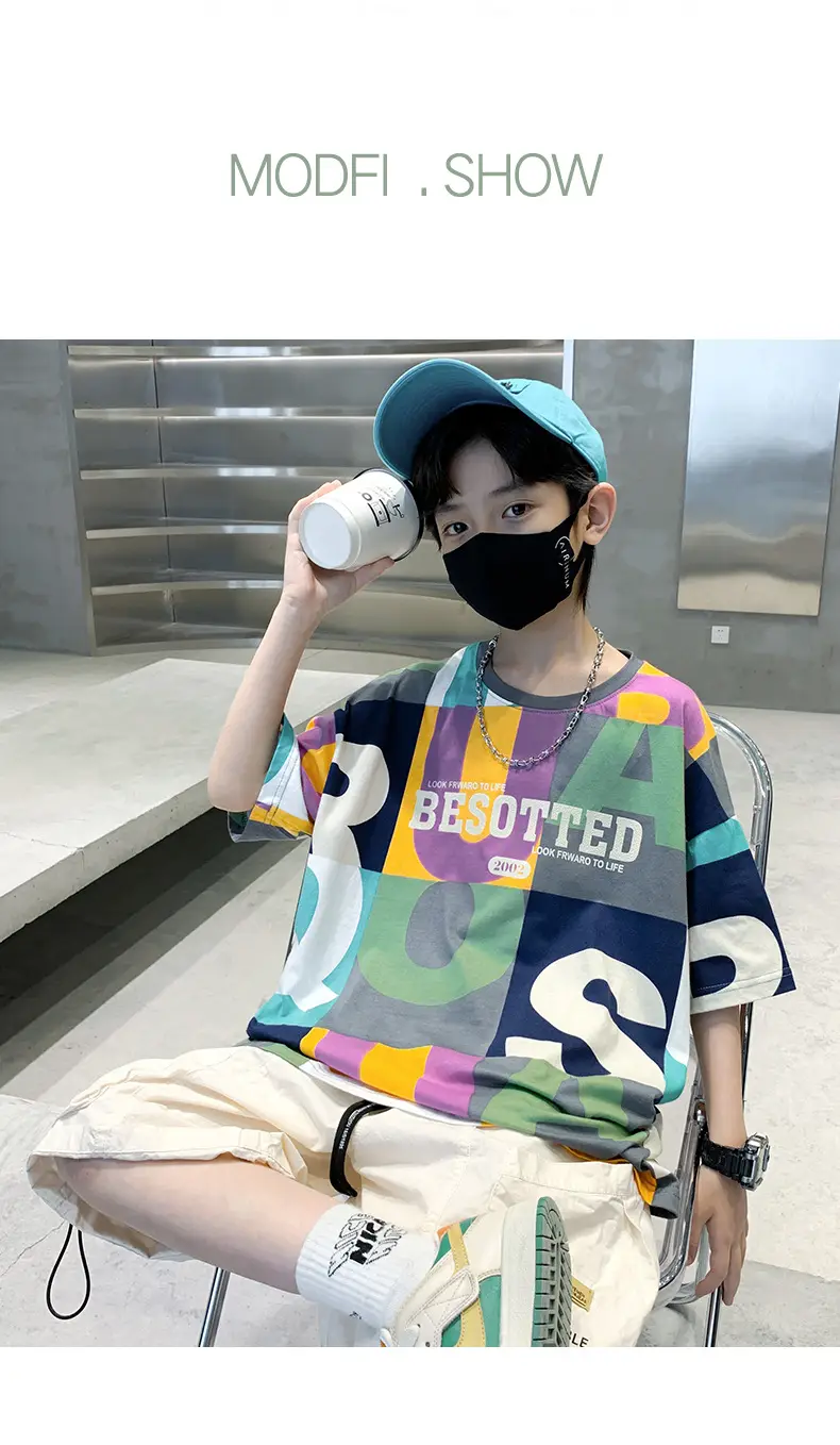 Boys T-Shirt Short Sleeve Pure Cotton 2025 New — feature 6