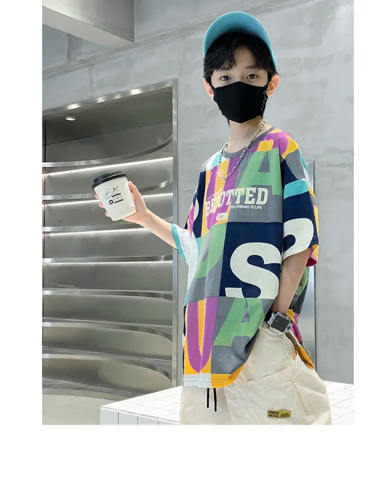 Boys T-Shirt Short Sleeve Pure Cotton 2025 New — feature 8