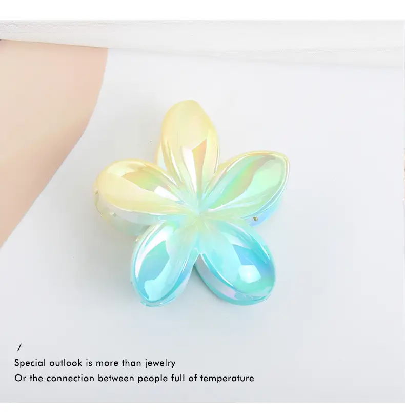 Gradient Egg Flower Hair Clip for Women — feature 11