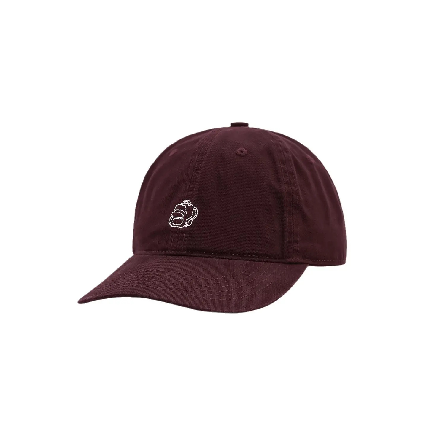 2024 Embroidered Baseball Caps Navy Burgundy Women - Image 6