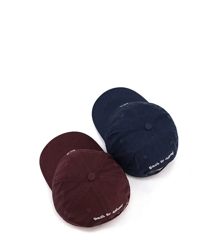 2024 Embroidered Baseball Caps Navy Burgundy Women — feature 3