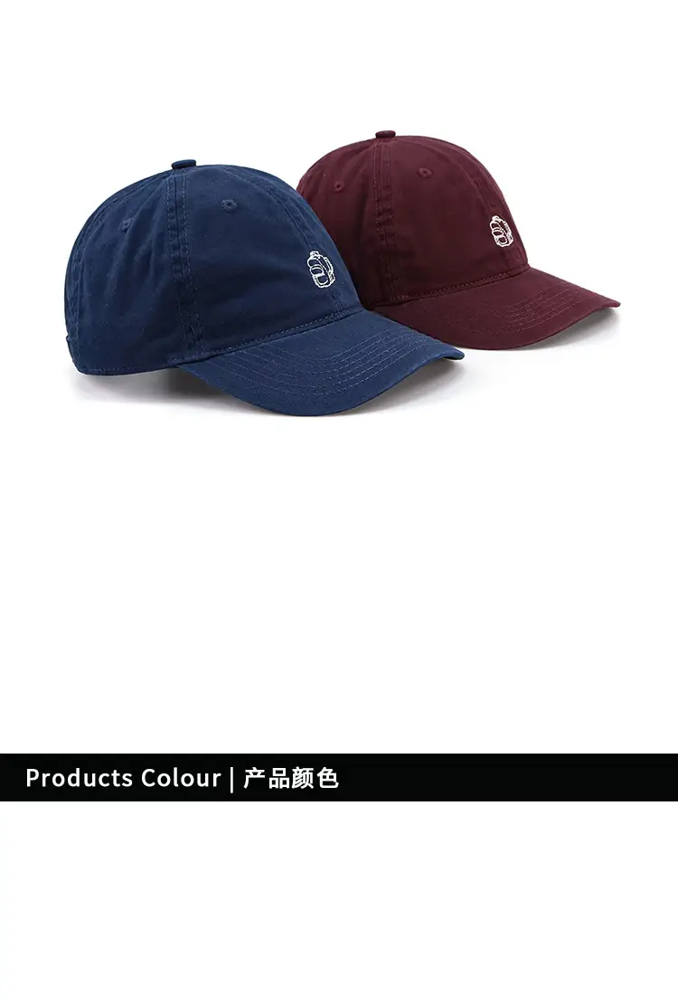 2024 Embroidered Baseball Caps Navy Burgundy Women — feature 5