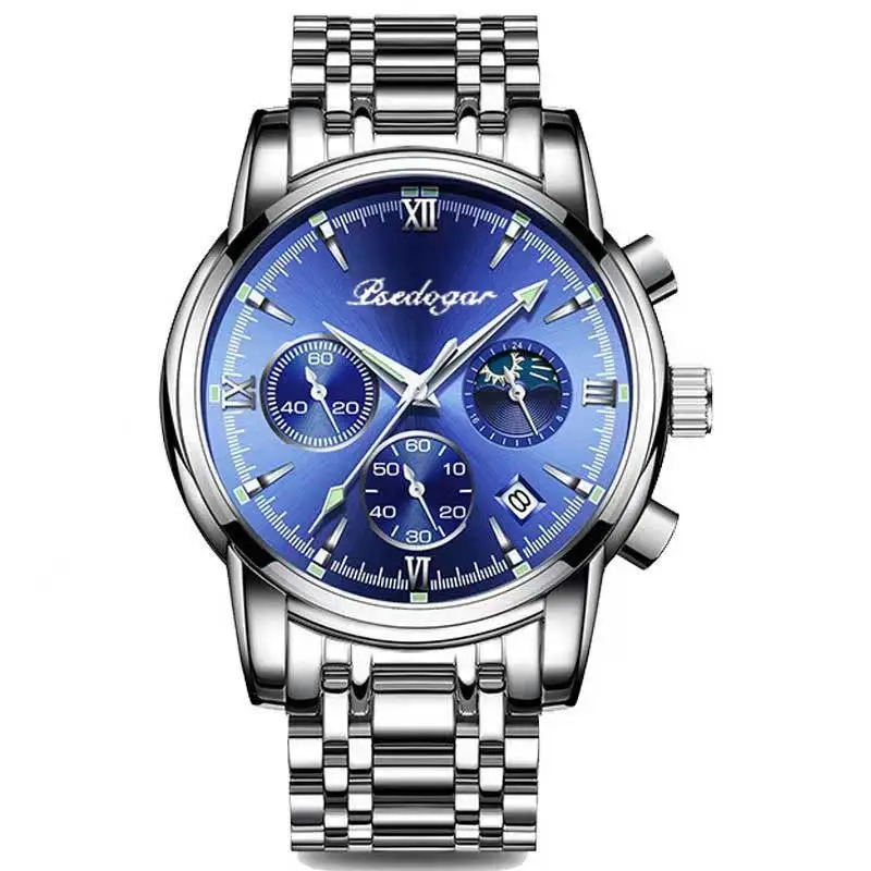 Beigegar Men's Quartz Watch with Stainless Steel Band - Image 3