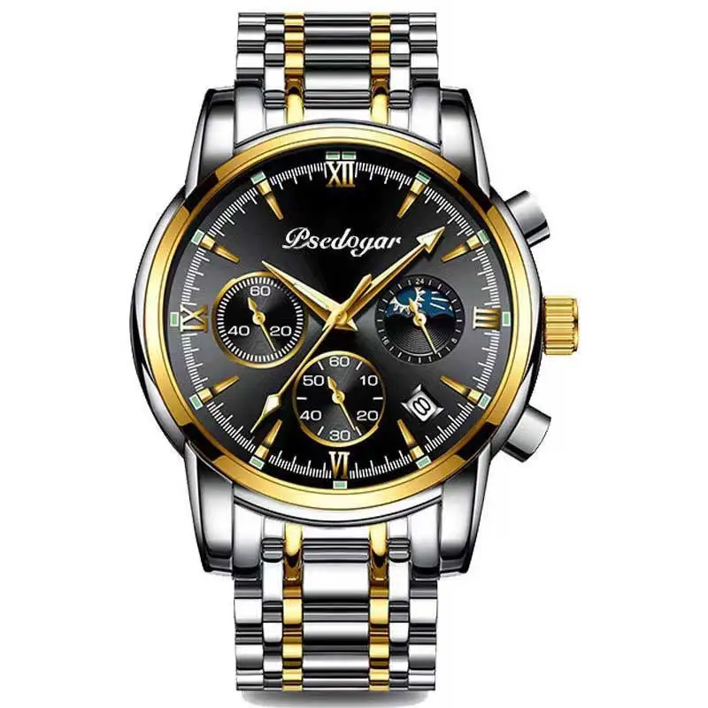 Beigegar Men's Quartz Watch with Stainless Steel Band - Image 5