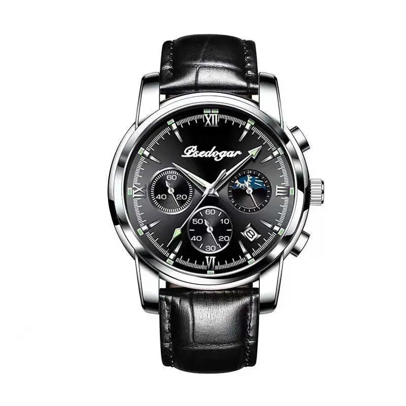 Beigegar Men's Quartz Watch with Stainless Steel Band - Image 8