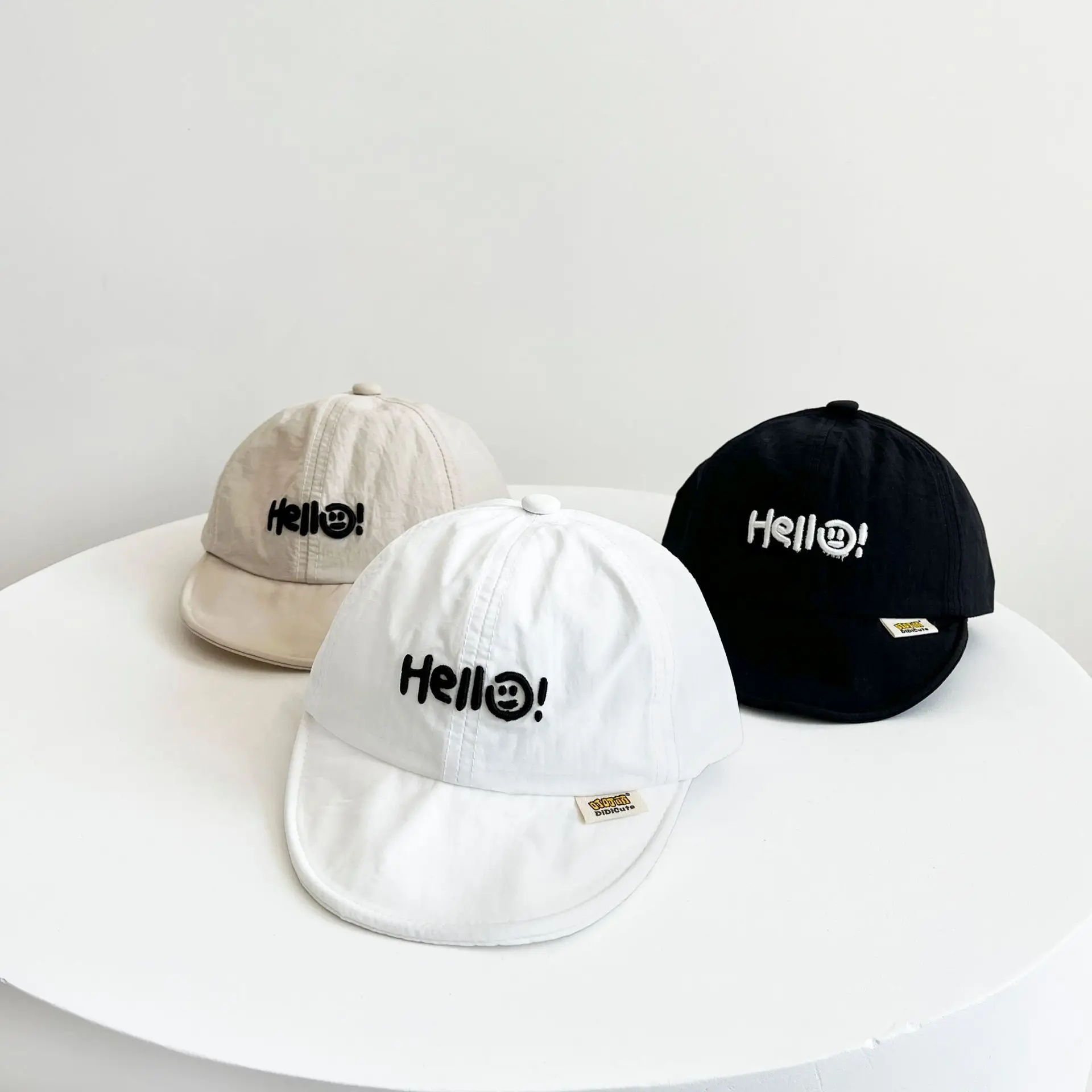 Black Embroidered Baseball Cap for Boys Girls All Match - Image 5