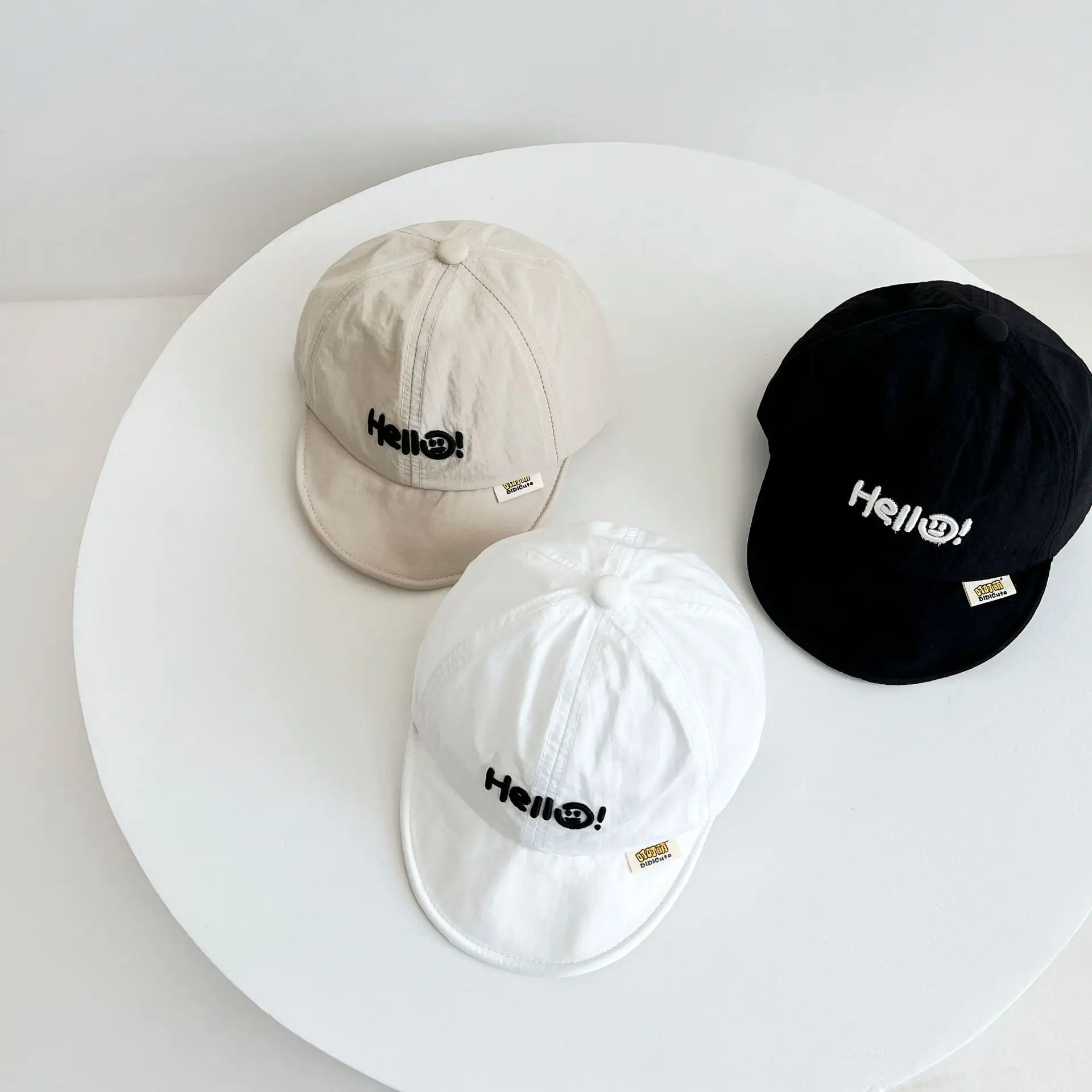 Black Embroidered Baseball Cap for Boys Girls All Match - Image 6