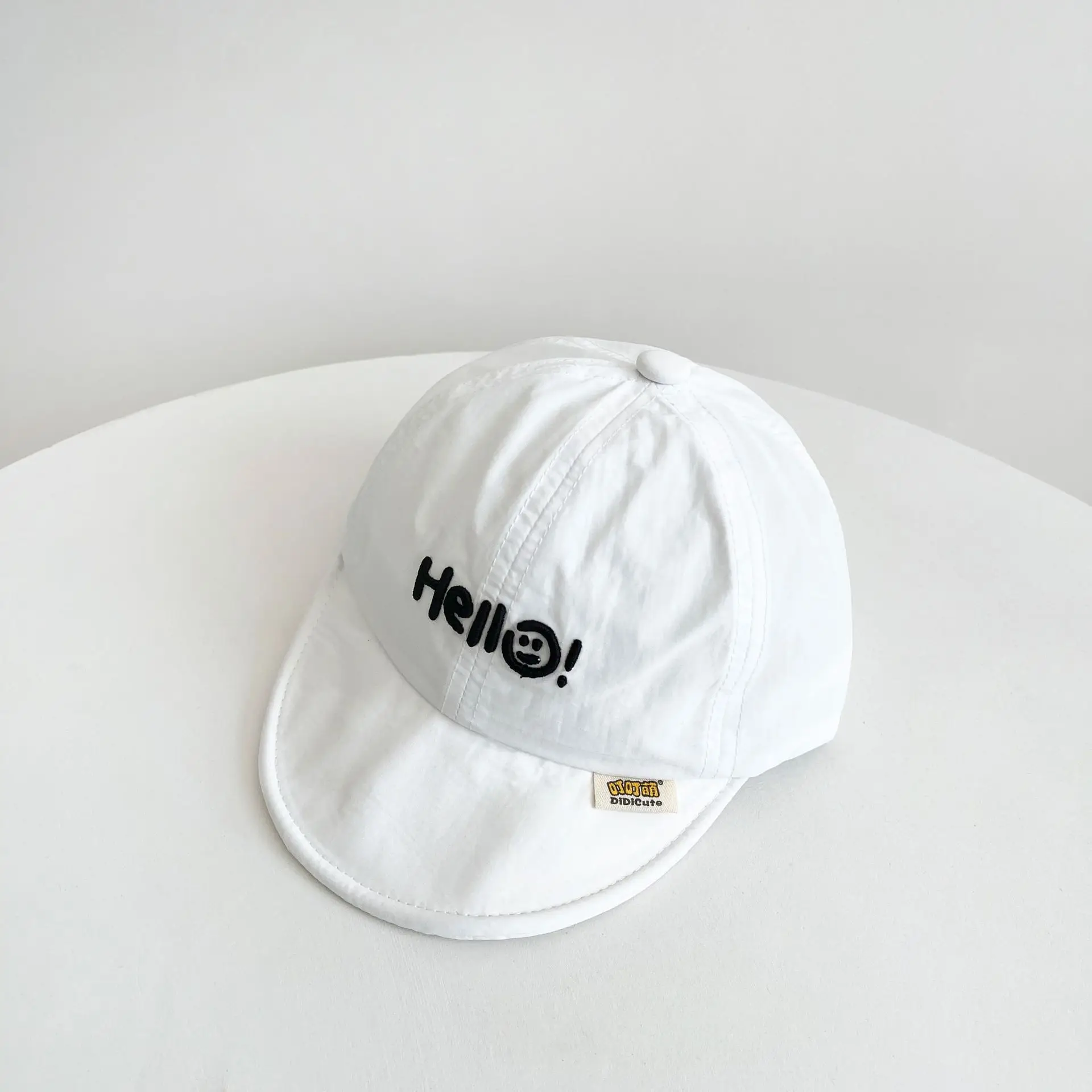 Black Embroidered Baseball Cap for Boys Girls All Match - Image 3