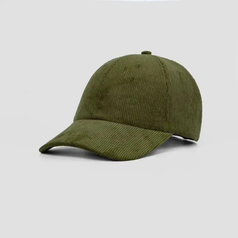 Brown Baseball Cap with Peaked Design - Image 2