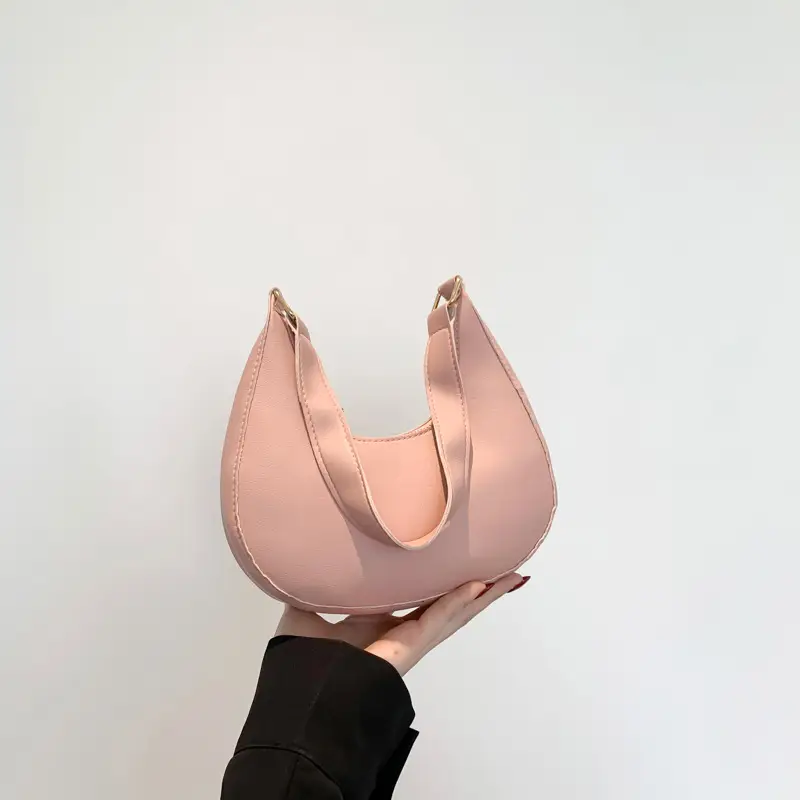Crescent Shape Saddle Bag Women's Gold 2024 - Image 4