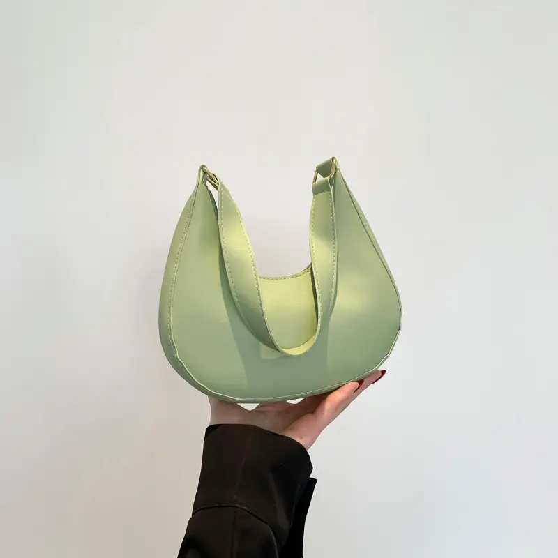Crescent Shape Saddle Bag Women's Gold 2024 - Image 6