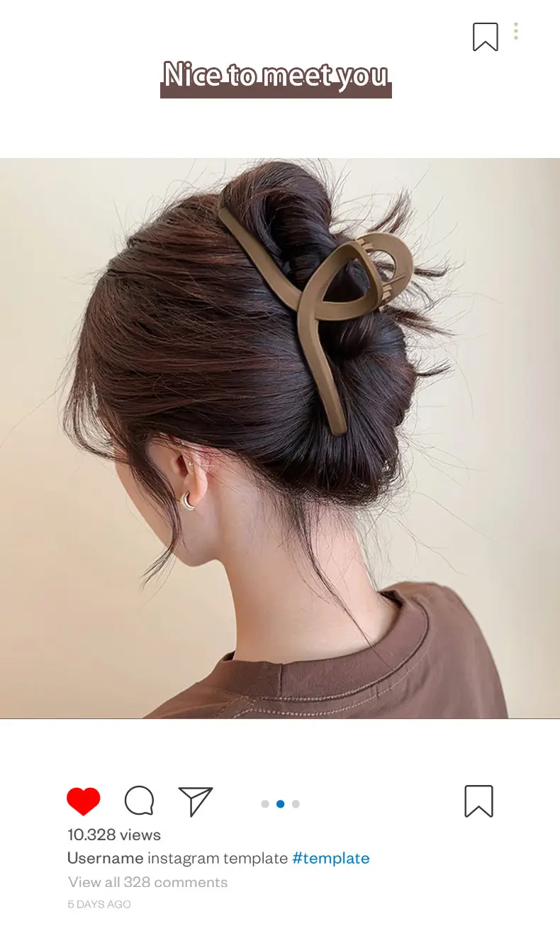 Oversized Hair Clip for Women 2024 New Arrival — feature 1