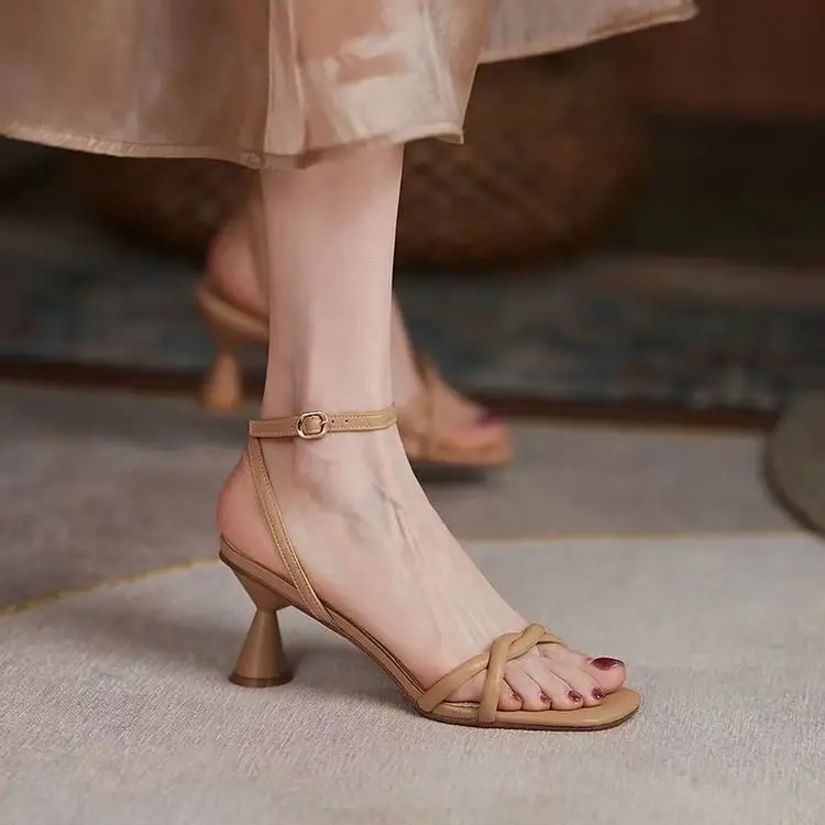 Fairy Sandals High Heel Buckle Belt Summer 2024 — feature 2