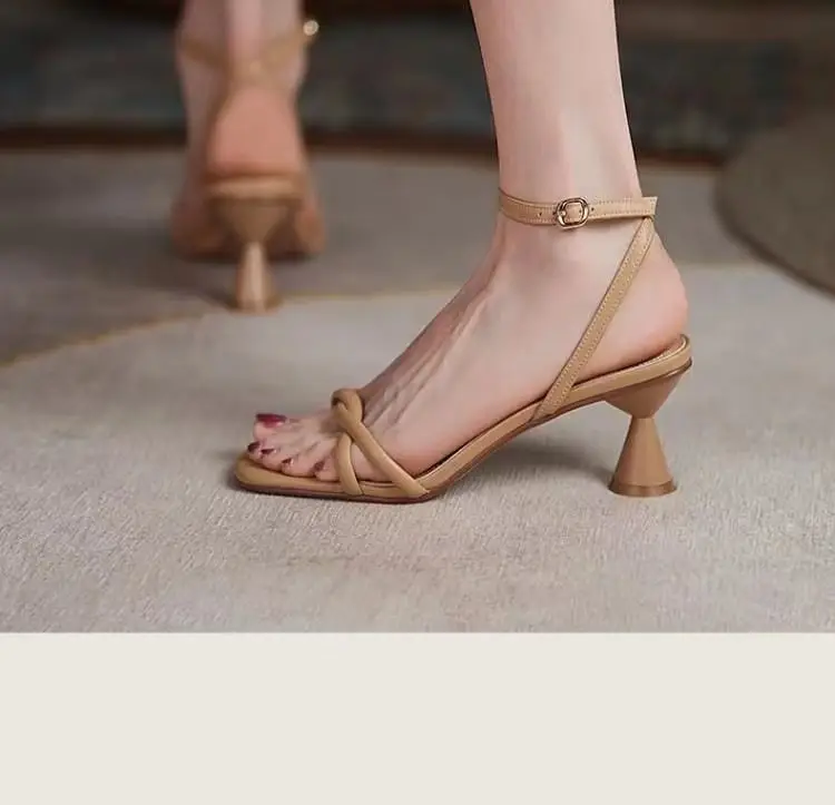 Fairy Sandals High Heel Buckle Belt Summer 2024 — feature 8
