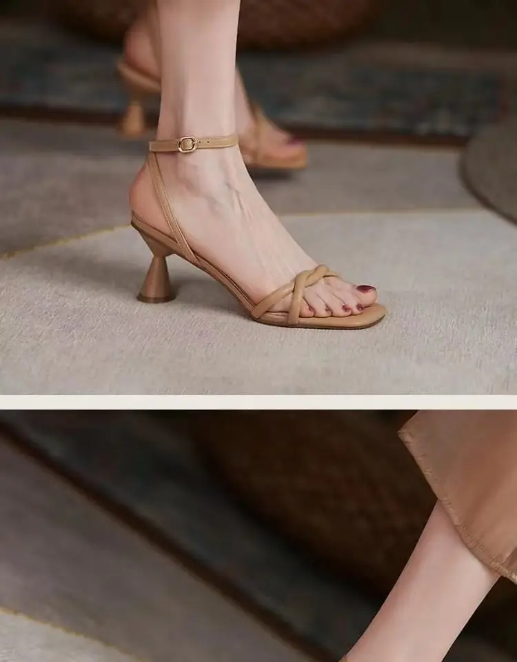 Fairy Sandals High Heel Buckle Belt Summer 2024 — feature 9