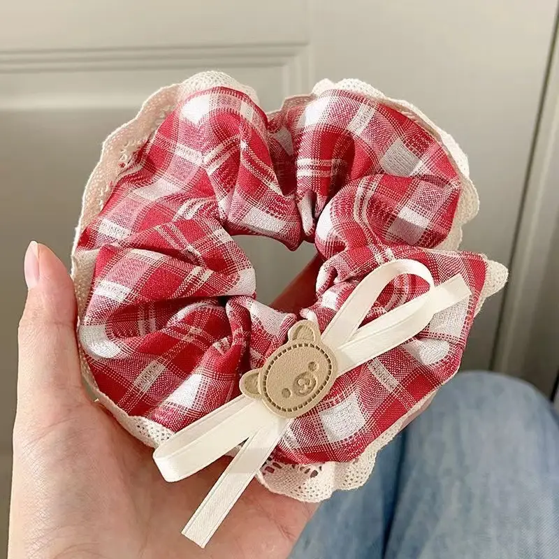 Sweetheart Hair Ring with Bow Ribbon for Girls
