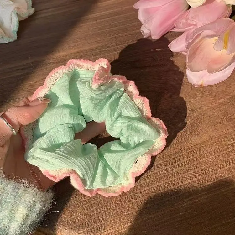 Sweetheart Hair Ring with Bow Ribbon for Girls