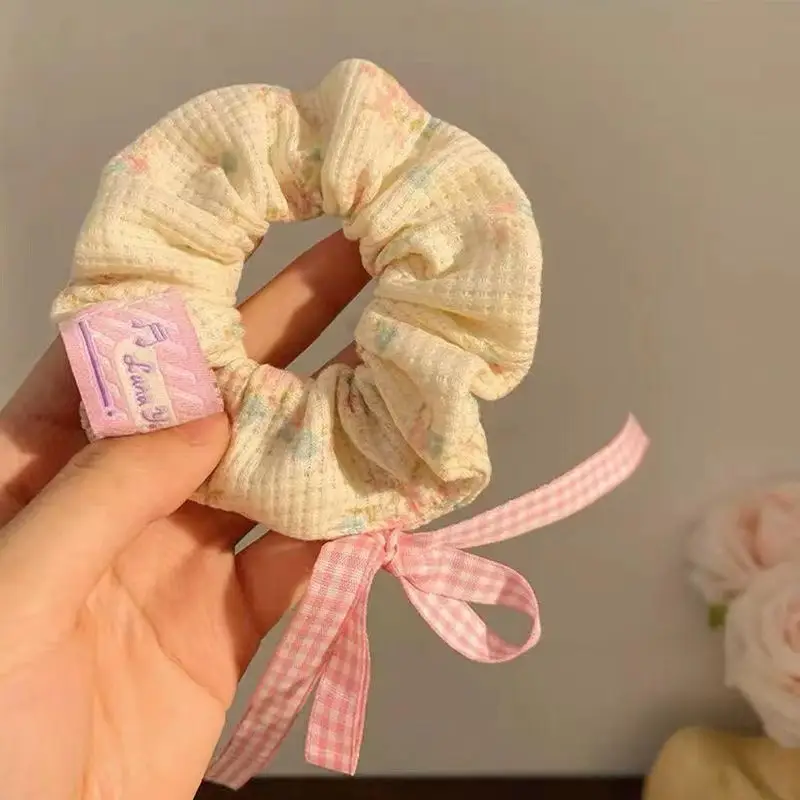 Sweetheart Hair Ring with Bow Ribbon for Girls