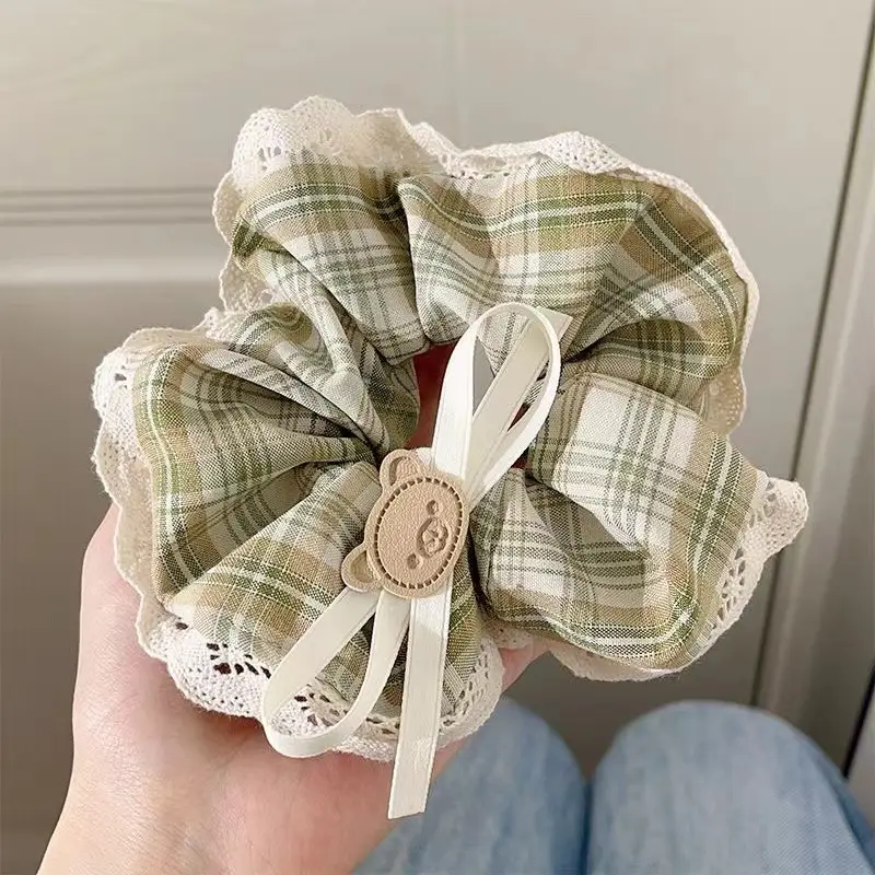 Sweetheart Hair Ring with Bow Ribbon for Girls