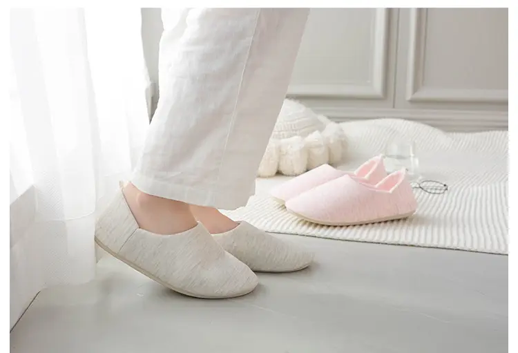Yuezi Shoes Spring and Autumn Bag Heel Postpartum Indoor Home Shoes Summer Thin Soft Bottom Pregnant Women Maternal Floor Cotton Slippers for Women — feature 12