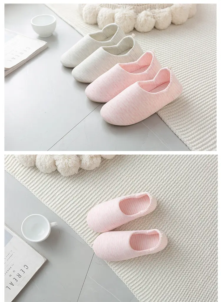 Yuezi Shoes Spring and Autumn Bag Heel Postpartum Indoor Home Shoes Summer Thin Soft Bottom Pregnant Women Maternal Floor Cotton Slippers for Women — feature 7