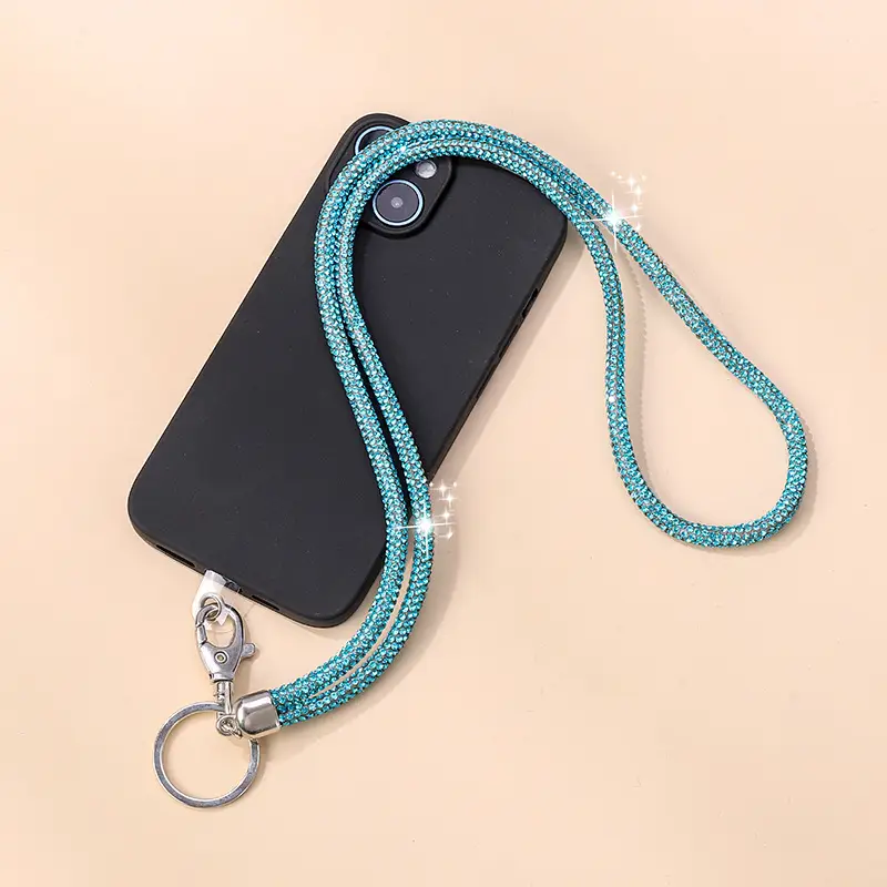 Luxury Rhinestone Phone Lanyard with Diamond Pendant - Image 15