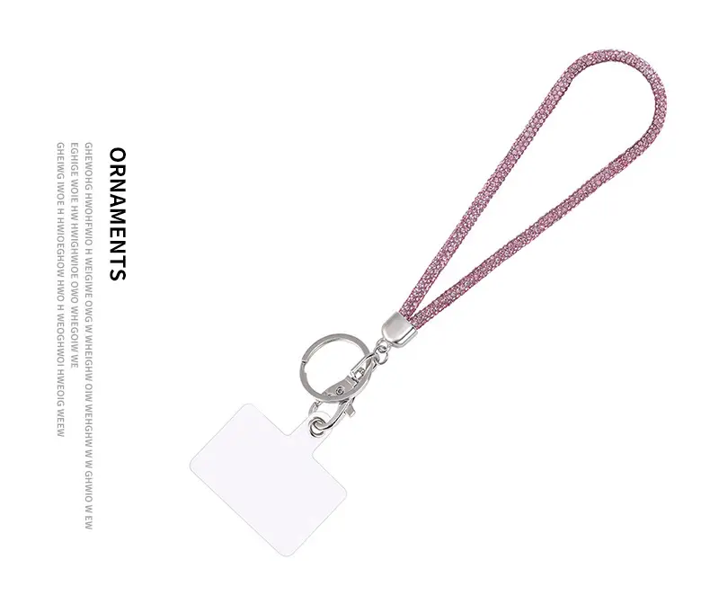 Luxury Rhinestone Phone Lanyard with Diamond Pendant — feature 16