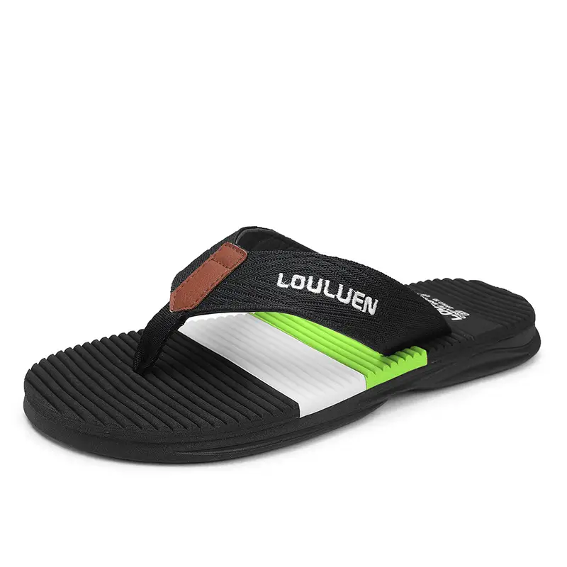 2024 Summer New Flip Flops Men's Flip Flops Casual Trendy Non-Slip Distinctive Fashionable Outdoor Wear Sandals - Image 8