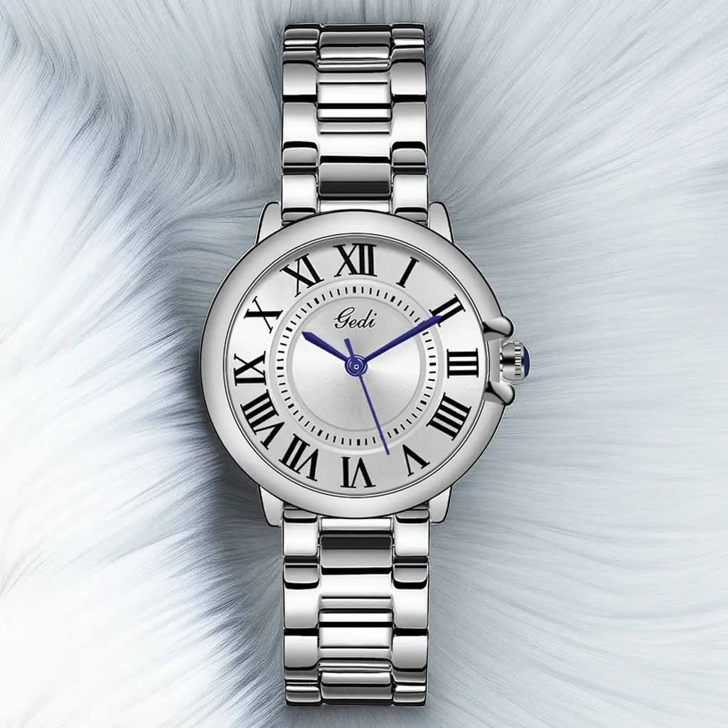 Goldie Women's Stainless Steel Roman Dial Watch - Image 4