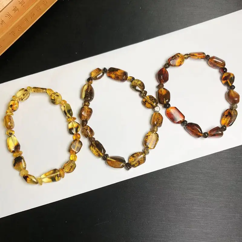 Natural Baltic Ore Pepper Bracelet for Women