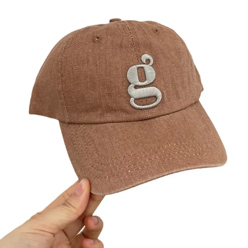 Purple Embroidered Baseball Cap for Kids Spring Autumn - Image 13