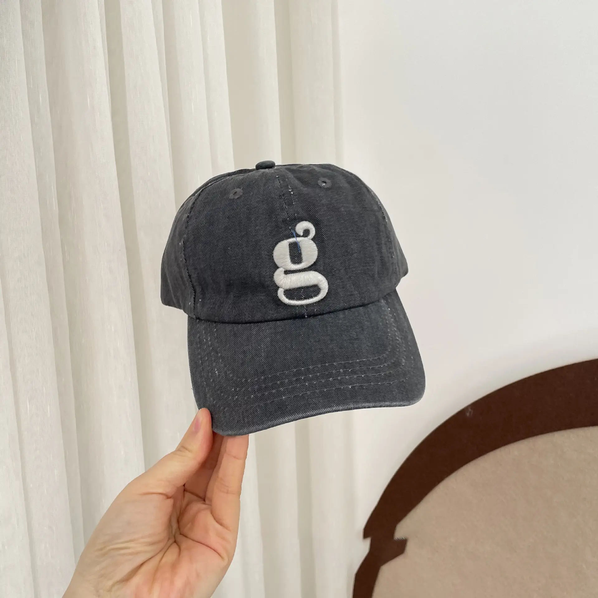 Purple Embroidered Baseball Cap for Kids Spring Autumn — feature 9