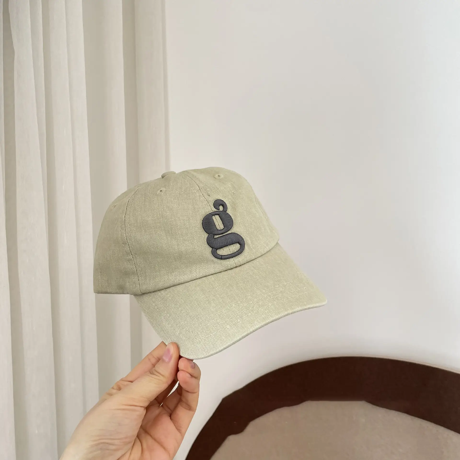 Purple Embroidered Baseball Cap for Kids Spring Autumn - Image 6
